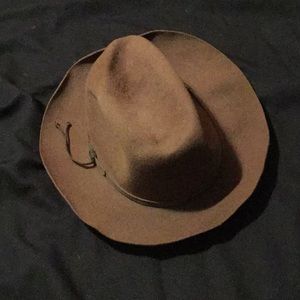 Brown cowboy hat